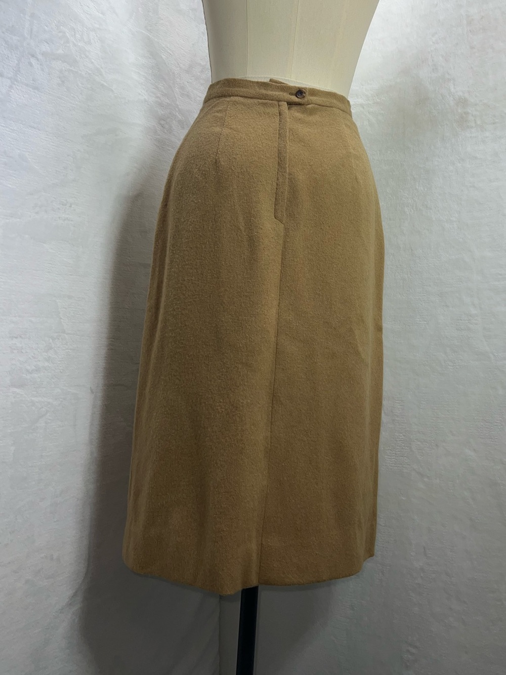 Vintage Brooks Brothers Camel Hair Pencil Skirt Size 4 Regular - Picture 15 of 15